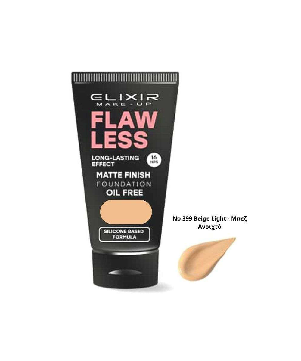 Elixir Flawless Matte Finish Liquid Foundation No 399 Beige Light 30ml