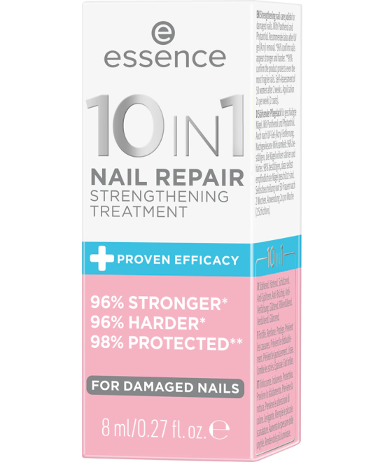 Essence 10 In 1 Nail Repair Strengthening Treatment Σκληρυντικό Νυχιών Για Επανόρθωση & Ενδυνάμωση 8ml