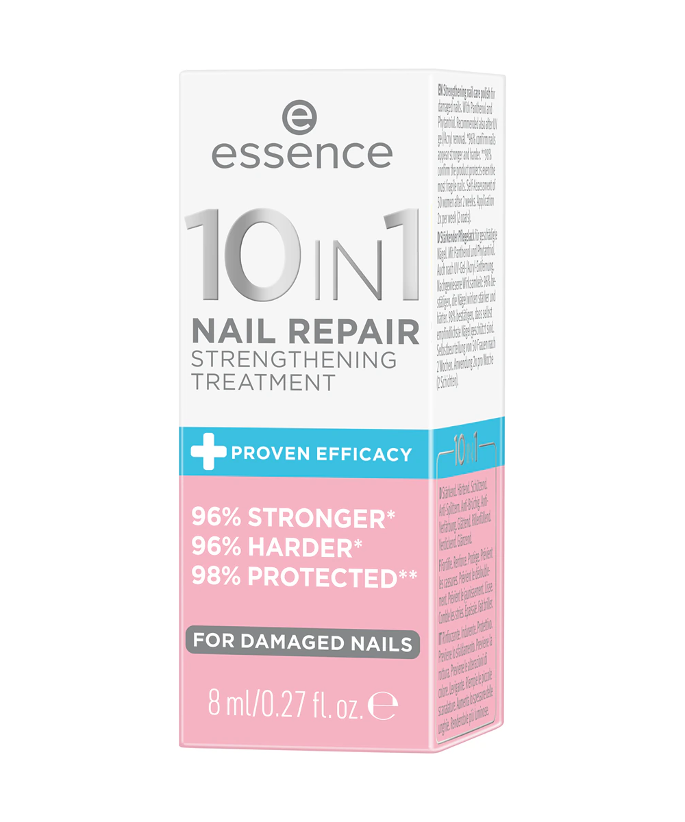 Essence 10 In 1 Nail Repair Strengthening Treatment Nail Hardener For Repair & Strengthening 8ml