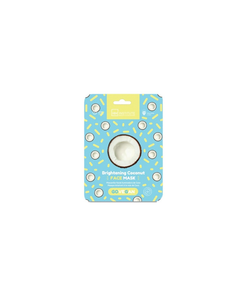 IDC Institute Brightening Coconut Face Mask - Μάσκα Προσώπου Φύλλο 23gr