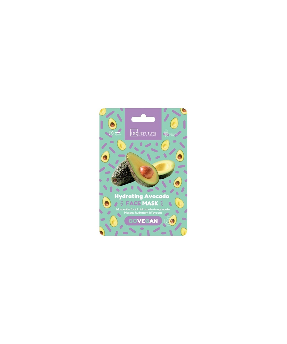 IDC Institute Hydrating Avocado Face Mask- Μάσκα Προσώπου Φύλλο 23gr