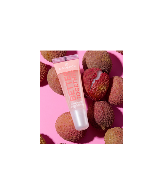 Essence Say It With Juicy Better Together Juicy Bomb Shiny Lipgloss 10ml - 01 Lovely Litchi